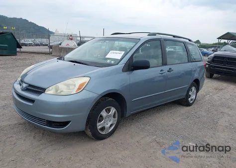 2004 Toyota Sienna Ce z USA, uszkodzony, nr VIN 5TDZA23CX4S012049